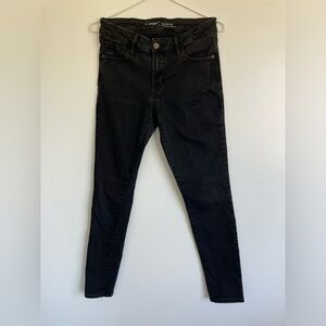 Old Navy Rockstar Mid Rise Black Jeggings - Regular - Size 8